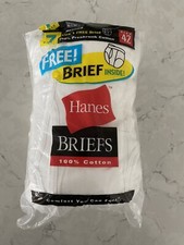 Hanes Mens Underware Briefs Size 42 Pack of 7 From 2000 New