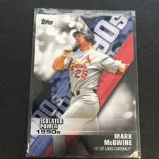 2020 TOPPS BASEBALL CARD  DECADE OF DOMINANCE MARK MCGWIRE DIE CUT FREE S&H D 2 