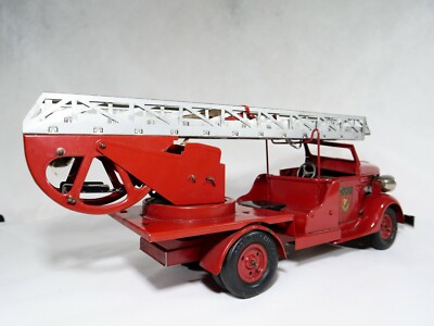 Jouet ancien camion pompier vebe - Collection