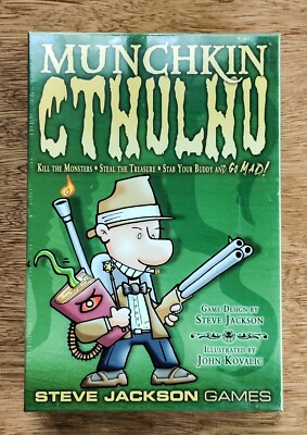 Steve Jackson Games 32049 Munchkin Cthulhu Board Game, New, Mint Condition