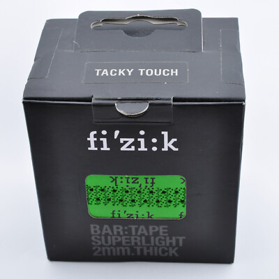 Fizik Bar Tape Superlight 2mm Thick Tacky Touch Green Road Bike fi'zi:k Soft New