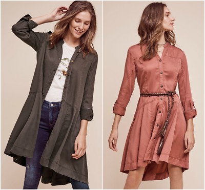 NEW Anthropologie Mariona Shirtdress By 