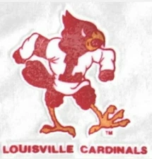 Louisville Cardinals 3 inch Lextra Iron-On Transfer Logo Patch Emblem Applique