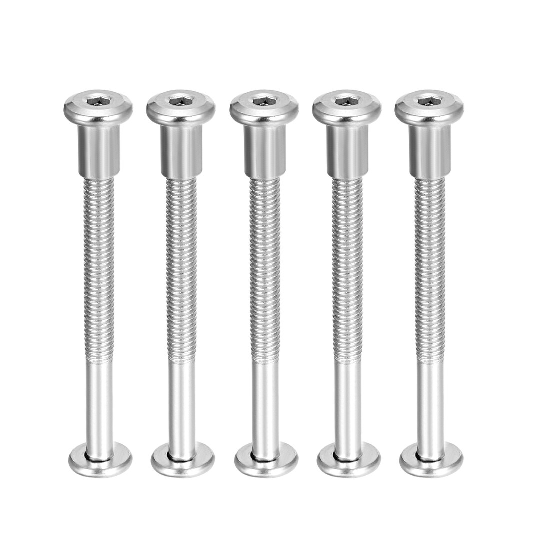 Uxcell Fully Threaded Rod M5 X 140mm 0.8mm Thread Pitch 304 Stainless