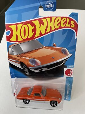 Hot Wheels 1968 Mazda Cosmo Sport, Orange HW J-Imports 9/10