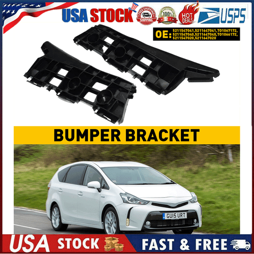 FITS FOR PRIUS 2015 FRONT BUMPER 2010 - RETAINER BRACKETS RIGHT & LEFT PAIR SET - Picture 21 of 21