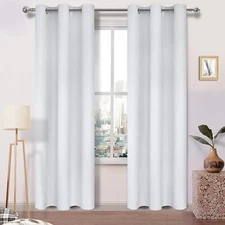 DWCN Blackout Curtains Room Darkening Thermal Insulated Grommet Top Window Curta