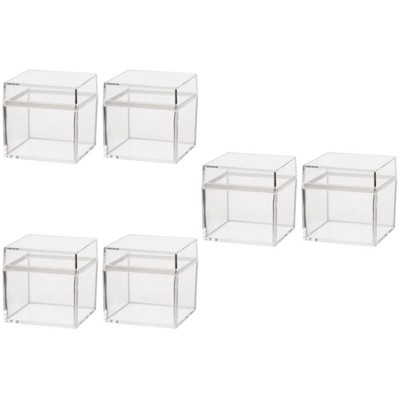 Display Container 2Pcs Praktische Exquisite Quadratische Box Für Candy Display