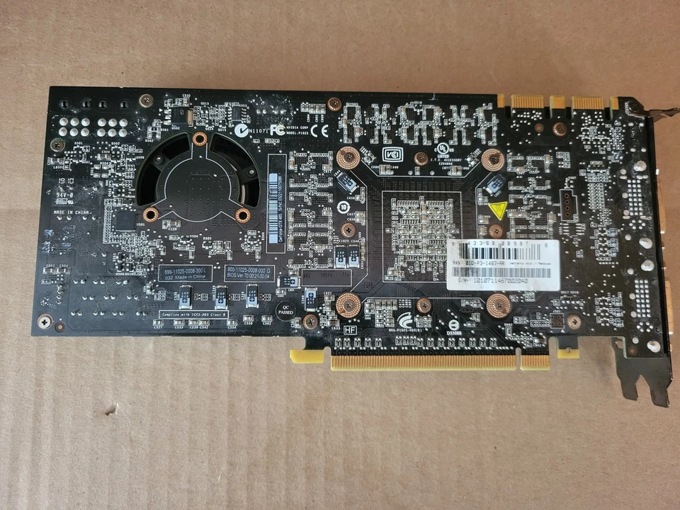 TARJETA GRÁFICA EVGA NVIDIA Geforce gtx 465 1gb gddr5 mini hdmi f6-2(3) Foto 2 de 4