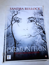 PREMONITION 2007 SANDRA BULLOCK UK Video SHOP ORIGINAL POSTER DVD 62x44.5cm