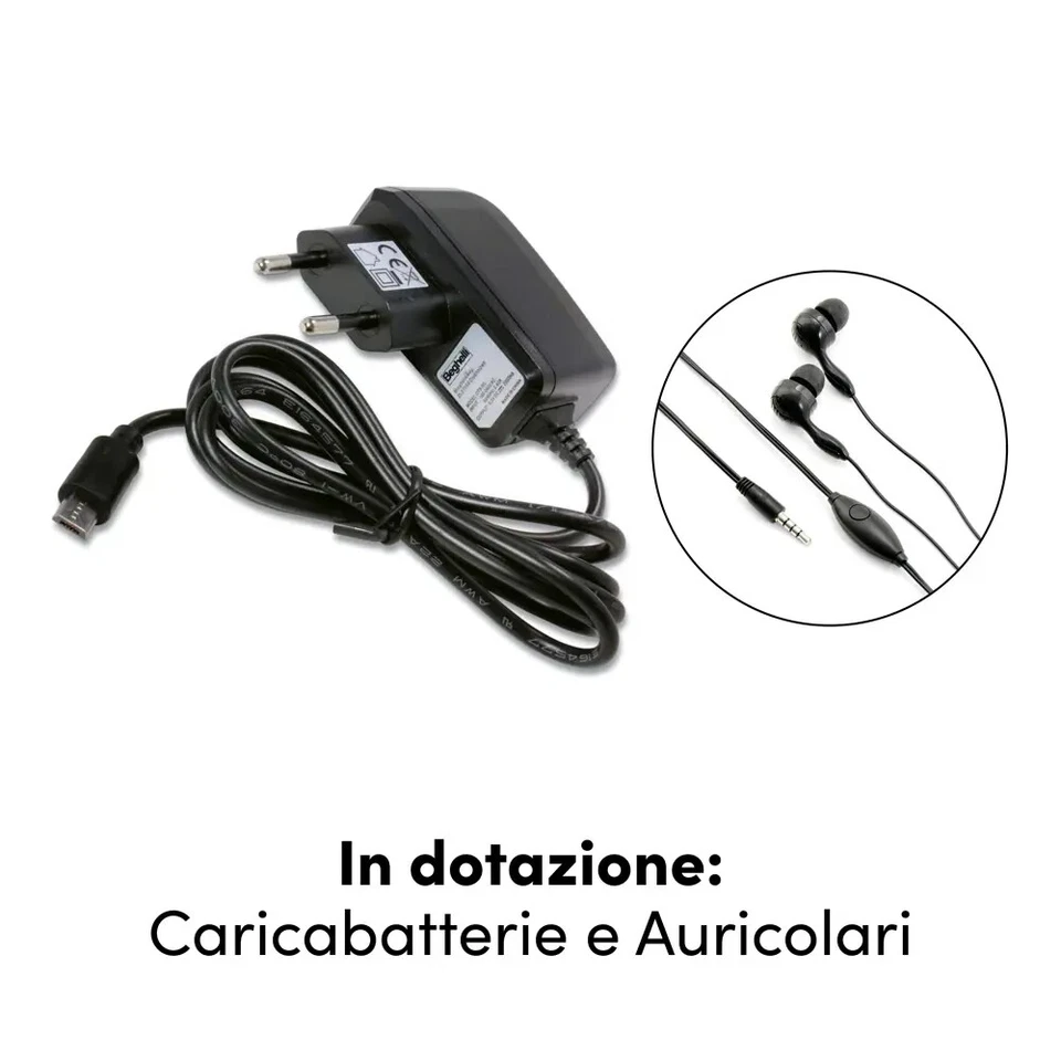 Beghelli SLV40 4G Cellulare 2.8" Radio FM Volume Alto Nero - Immagine 4 di 4