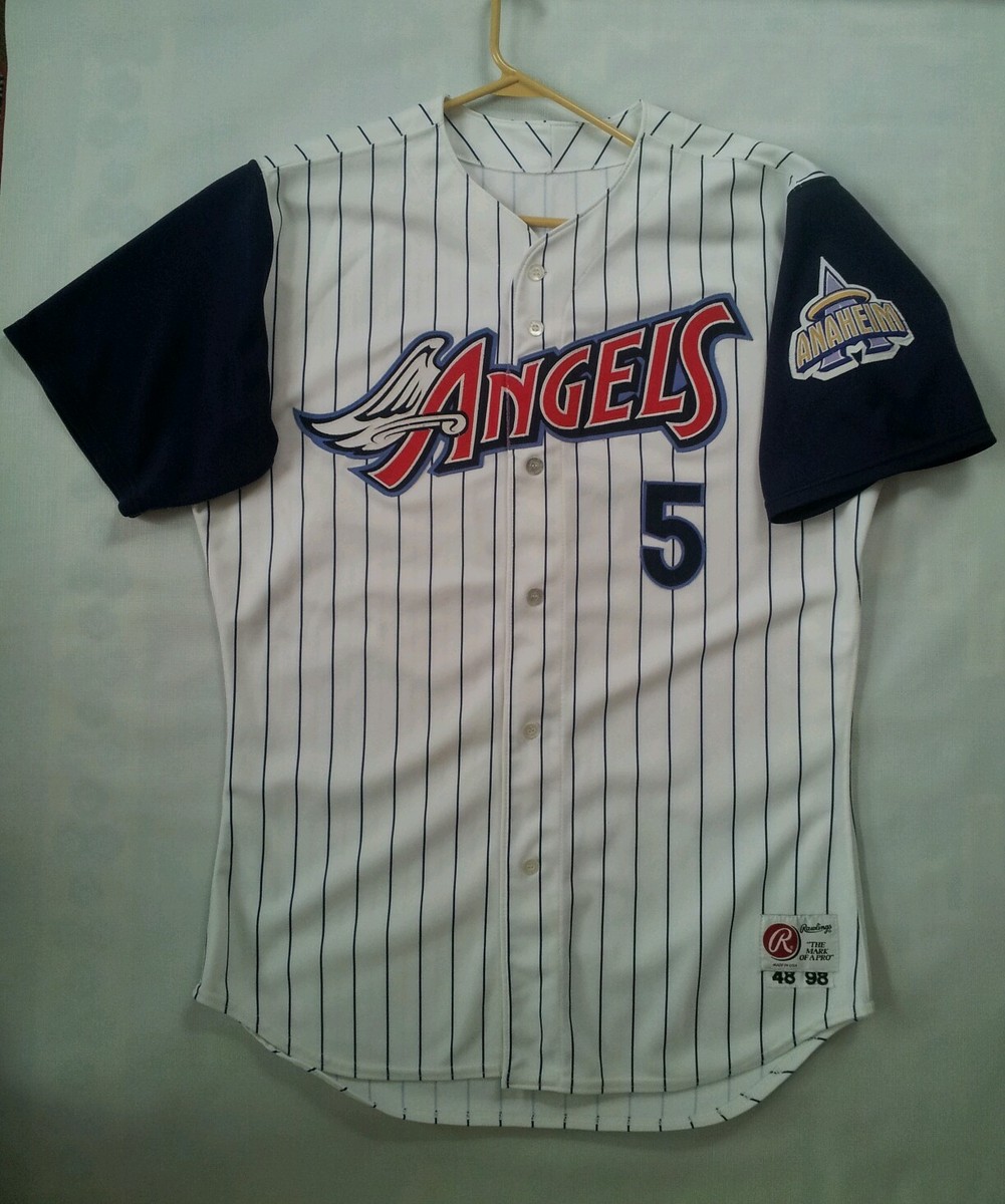 RARE 1998 RAWLINGS TEAM ISSUE ANAHEIM ANGELS #5 CRAIG SHIPLEY