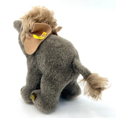Steiff Baby Hathi Elephant 1968 Disney Plush 20cm 8in ID Button Tags Jungle Book - Picture 4 of 14
