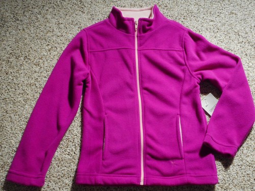 Fleece Mädchen Tops lila Reißverschluss Jacke Danskin jetzt Größe 14/16 - Bild 3 von 4