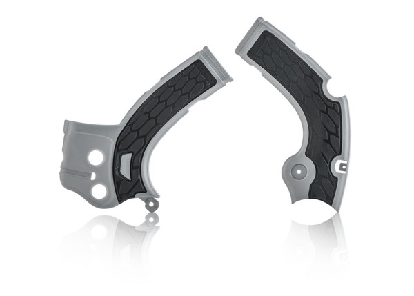 Acerbis X-Grip Rahmenprotektoren Silber FüR Yamaha YZ 450 F 2016-2017-image