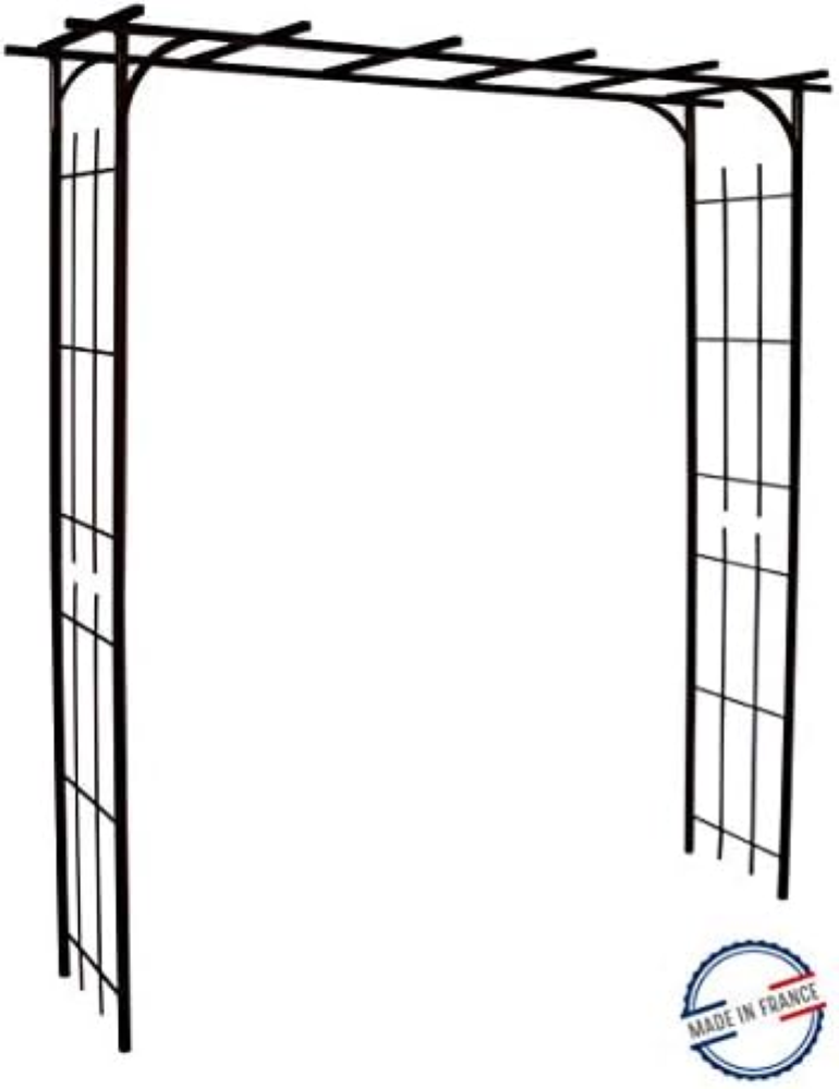 Louis Moulin Grande Pergola - Tubo quadrato per pianta rampicante in ferro invec