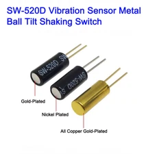 SW-520D Metal Ball Angle Tilt Vibration Shaking Switch Sensor Arduino 5.2*11.5