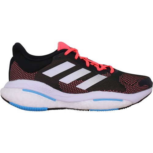 Adidas Solar Glide 5 Carbon/Silver Metallic/Turbo H01162 Men's Size 10.5 Medium