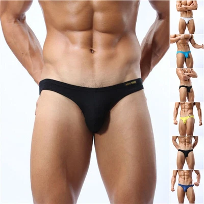Brave Person Men's Briefs Sexy Low Rise Underwear Cotton Bulge Pouch Panties UK