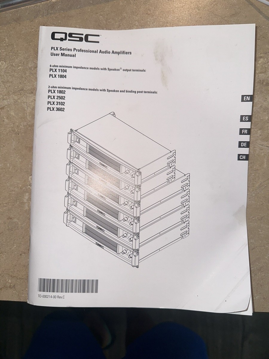 qsc plx amplifier 1804 | eBay