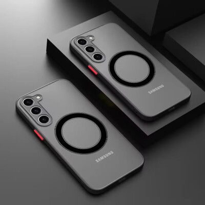 Hülle Für Samsung S25 S24 Ultra S23FE S22 Magnetisch Magsafe Case & Display Glas