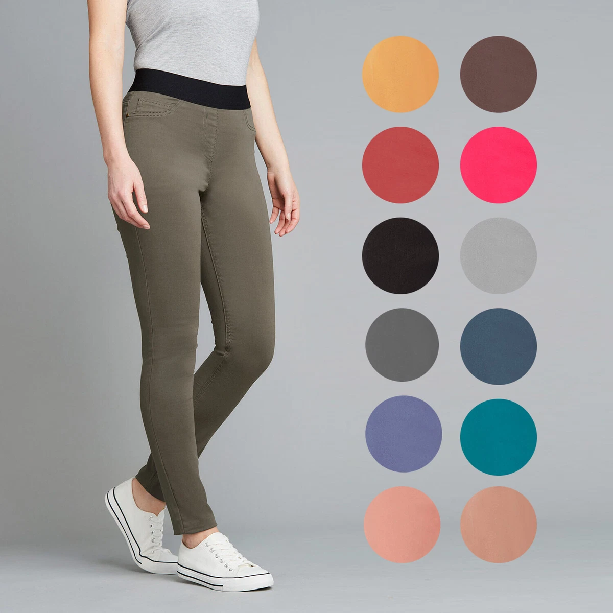 Bon Marche Stretch Julie Pull on High Rise Elasticated Waist