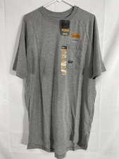 ARIAT T-Shirt Rebar Workman Logo Short Sleeve Gray Large Tall