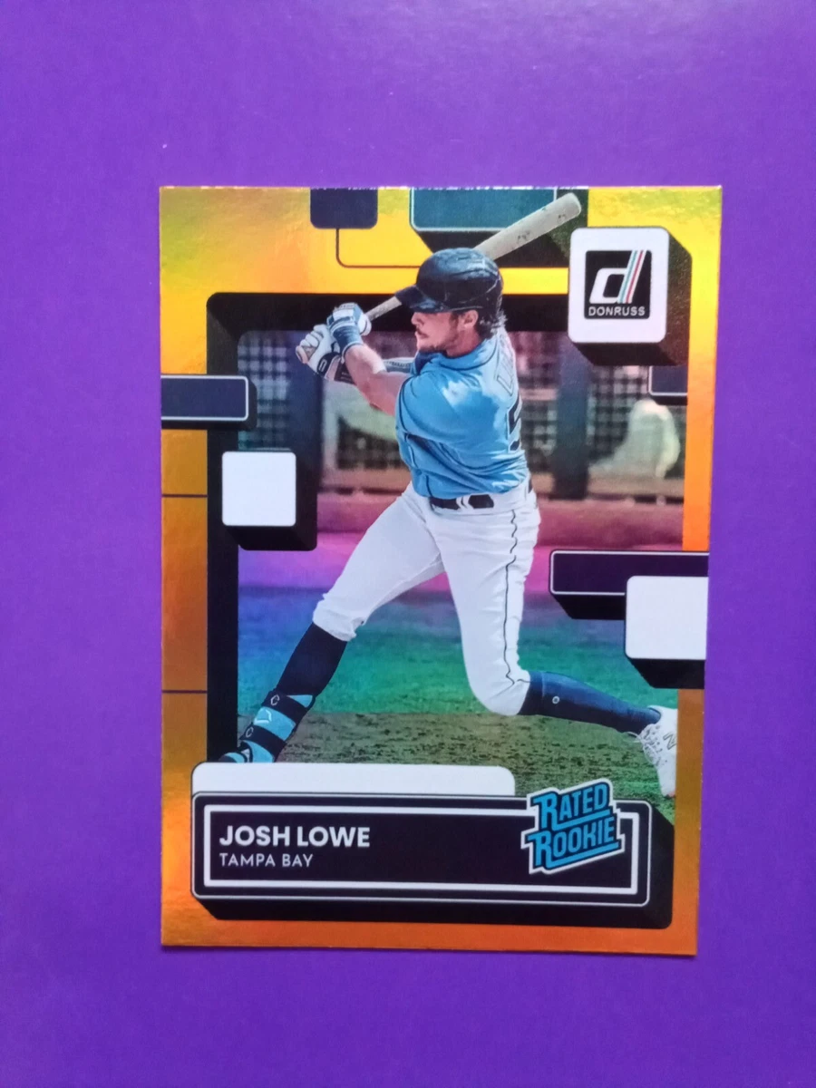 Josh Lowe 2022 Donruss Orange Parallel Rated Rookie #55