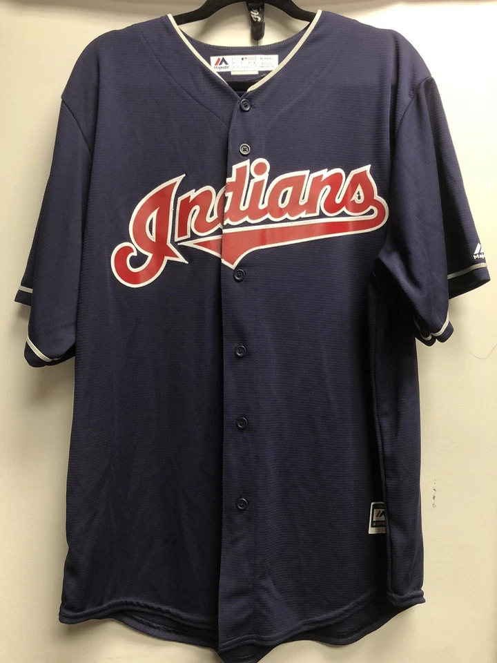 Camiseta Majestuosa Firmada por Bradley Zimmer de los Indios de Cleveland Dave & Adams Certificado de Autenticidad (CBMH) Foto 3 de 4