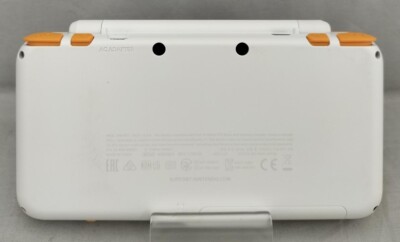 New Nintendo 2DS XL LL White x Orange Console w/Charger Box EX++/