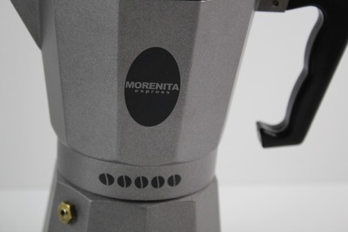 Morenita Express Coffee Maker 6 Cups, Aluminium, Dark Grey - Picture 7 of 17