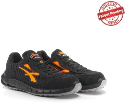 U Power Sicherheitsschuhe S1p SRC – Unisex, Orange, Mit Aluminium-Zehenschutzkappe – Größe 38