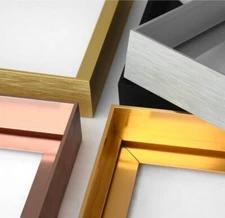 GVS-ART DIY Metal Floating Frame For 36” X 48” Canvas Painting 1.5" Light Gold