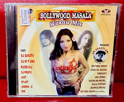 BOLLYWOOD MASALA-WAKAW MiX-HINDI RETRO REMIX CD .2004 FREE STYLE ENT.NEW SEALED
