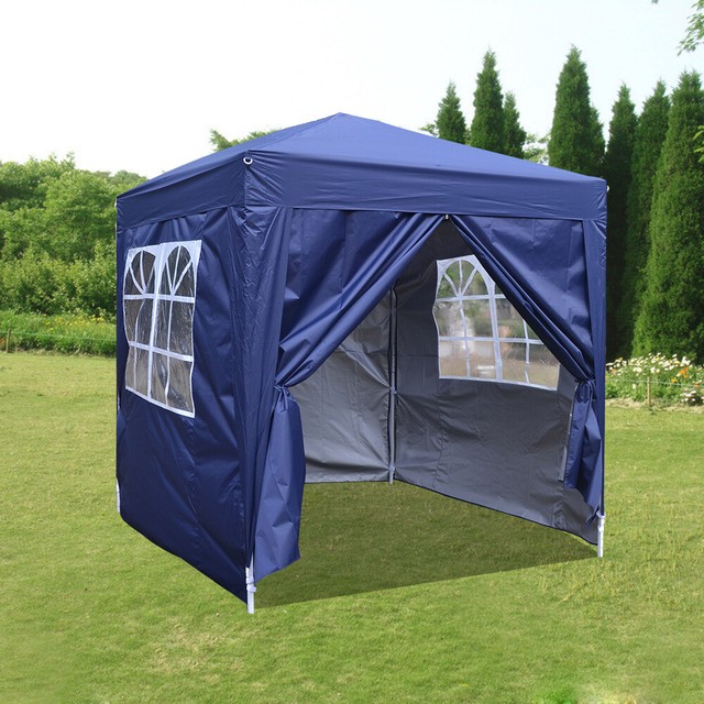 Waterproof 3x3m Size Gazebos Pop up Garden Gazebo 2 WindBars 4 Leg