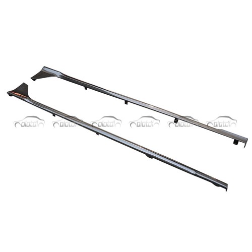 Extensión de faldas laterales de fibra de carbono delantal labial estilo MU para Honda Civic FK8 tipo R - Imagen 3 de 12