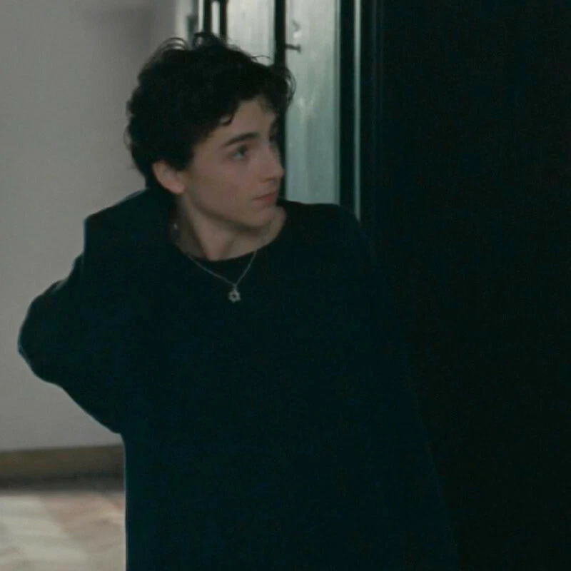 Call Me By Your Name Andre Elio Suéter Negro Cuello Redondo Sudadera con Capucha SUDADERAS Top CMBYN Foto 3 de 4