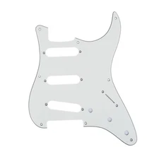 Brio 8-Hole 57 Vintage Style Strat SSS Pickguard for American Stratocaster