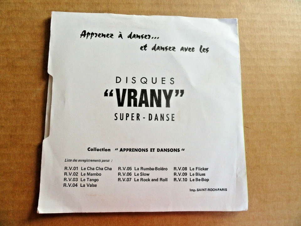 DISQUE 45T APPRENONS ET DANSONS  " LE BE-BOP " - Photo 2/2