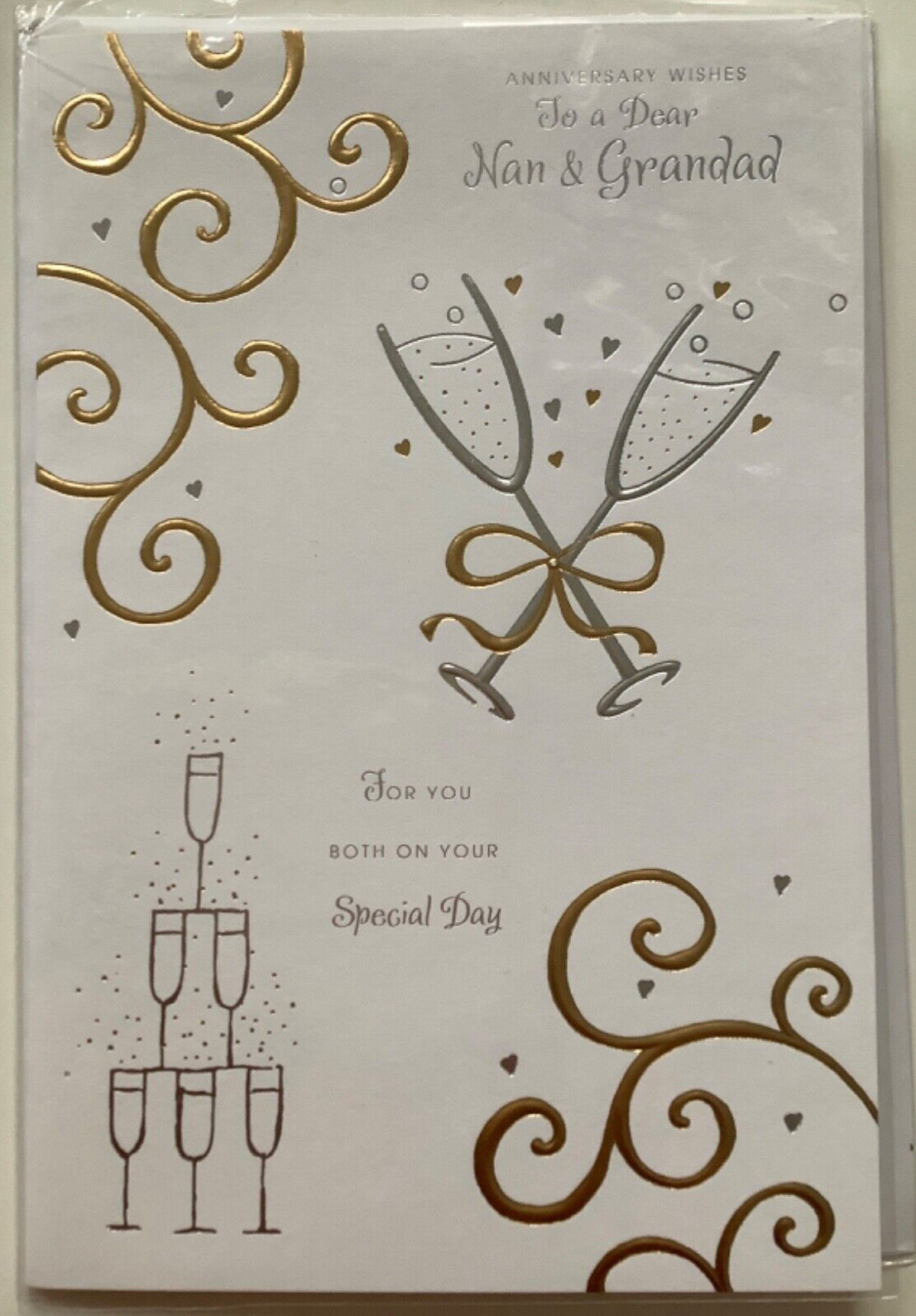 Nan and Grandad Anniversary Card…to a dear nan and grandad, for you both on your