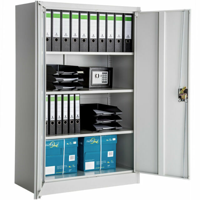 TecTake 402937 90x40x140cm, Armadio da Ufficio - Nero | Acquisti Online su  eBay