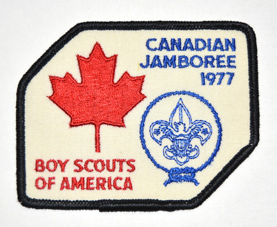 CJ 77 Boy Scouts of America Souvenir Contingent Crest Canadian Jamboree CJ77V21