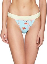 Bikini Lab Women's 178891 Banded Hipster Bikini Bottom Swimwear Size M