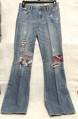 Youth Girls Gap Denim Jeans With Adjustable Waist, Size 14 Regular, C7