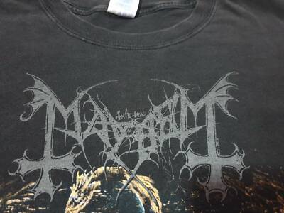 MAYHEM 1997 Vintage T-Shirt Fall of Seraphs Rare Tee / Marilyn 
