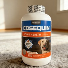 Nutramax Cosequin with MSM Joint Health Supplement for Dogs 250 Tabs new
