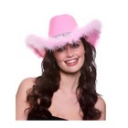 Cappello Da Cowgirl Rosa Con Strass Per Festa Western – Wicked Costumes Taglia Unica