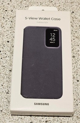Genuine Samsung Smart View Wallet Case Galaxy S23 + Plus EF-ZS916CBEVZW Black