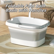Foldable Foot Bath - Durable Portable Spa Bucket with Handle Spa Bucket