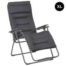 Lafuma Futura XL BeComfort® Relaxliege Sonnenliege Gartenliege Dark Grey Titane